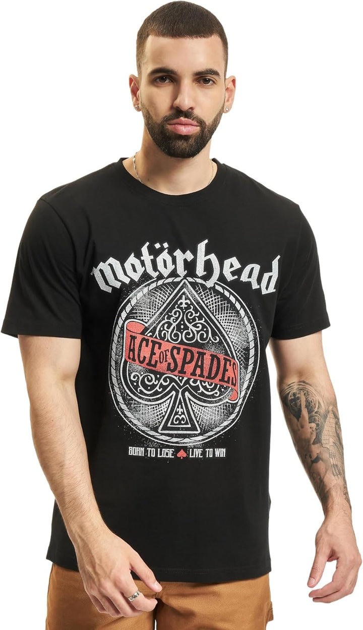 Brandit Herren Motörhead Ace of Spades T-Shirt XXL Schwarz, XXL Schwarz
