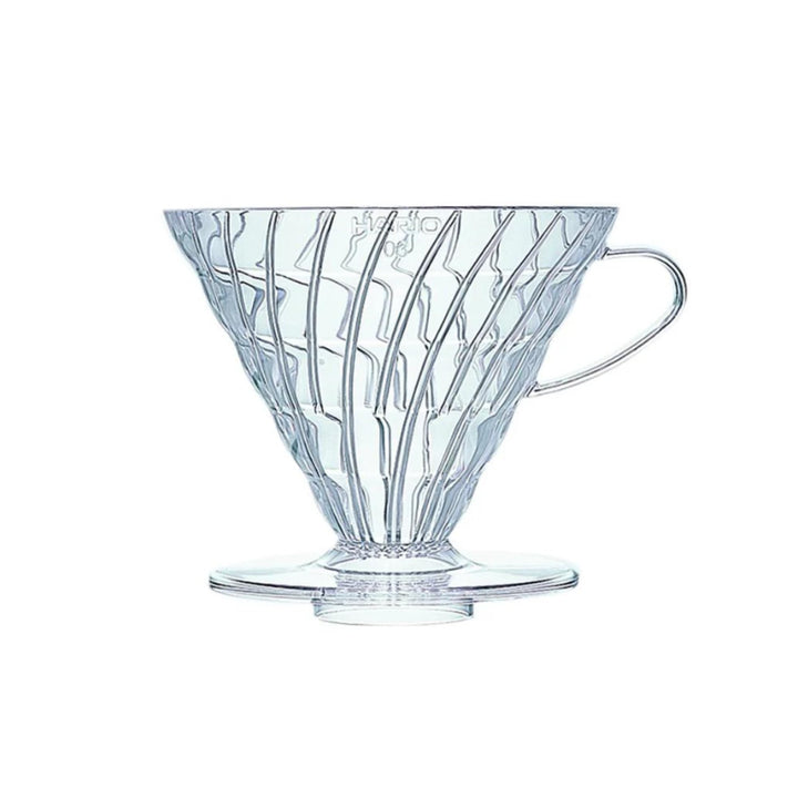 Hario V60 Kunststoff-Kaffeetropfer, Grösse 03, transparent Transparent 1-6 cups Kunstharz, Transpare