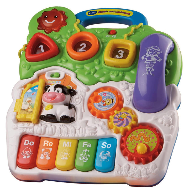 VTech Baby 80-077064 - Spiel und Laufwagen, Normalverpackung, Bunt-Grün/Orange