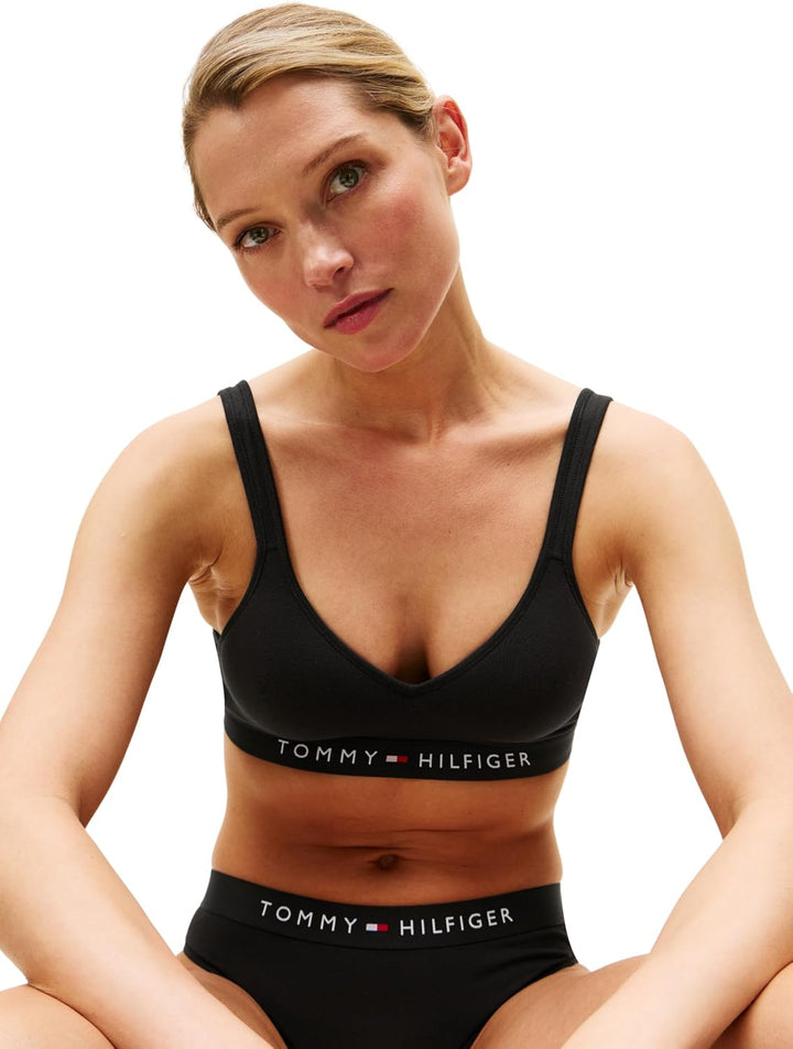 Tommy Hilfiger Damen Bralette Lift Stretch XS Schwarz (Black), XS Schwarz (Black)