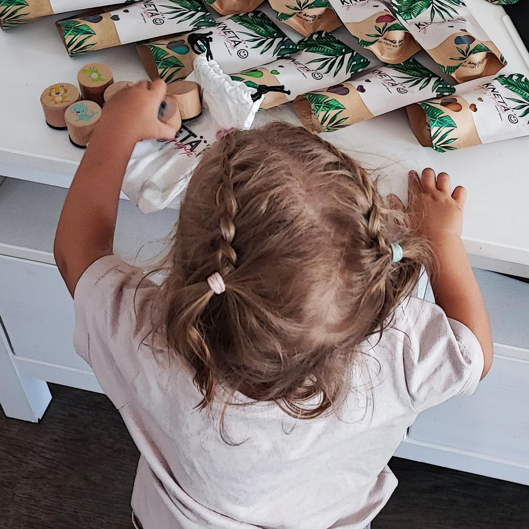 KNETÄ STARTÄR BUNDLES - Vegane Spielknete ab 1 Jahr I Made in Germany I Knetset I Knetzubehör (XS (B