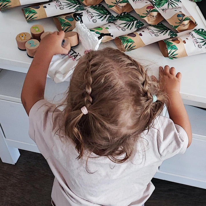 KNETÄ STARTÄR BUNDLES - Vegane Spielknete ab 1 Jahr I Made in Germany I Knetset I Knetzubehör (XS (B