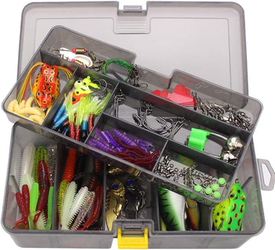 Leeko Angelköder, Spinner Angeln Set, Kunstköder Blinker Gummiköder für Hecht Forelle Zander