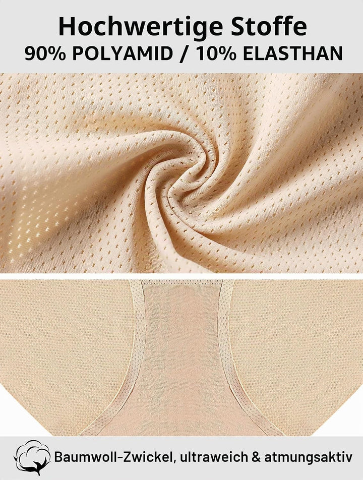 VOENXE Unterhosen Damen Nahtlos,Seamless Hipster UnterwäSche Frauen,Slips Ohne Naht,Unsichtbar Unter