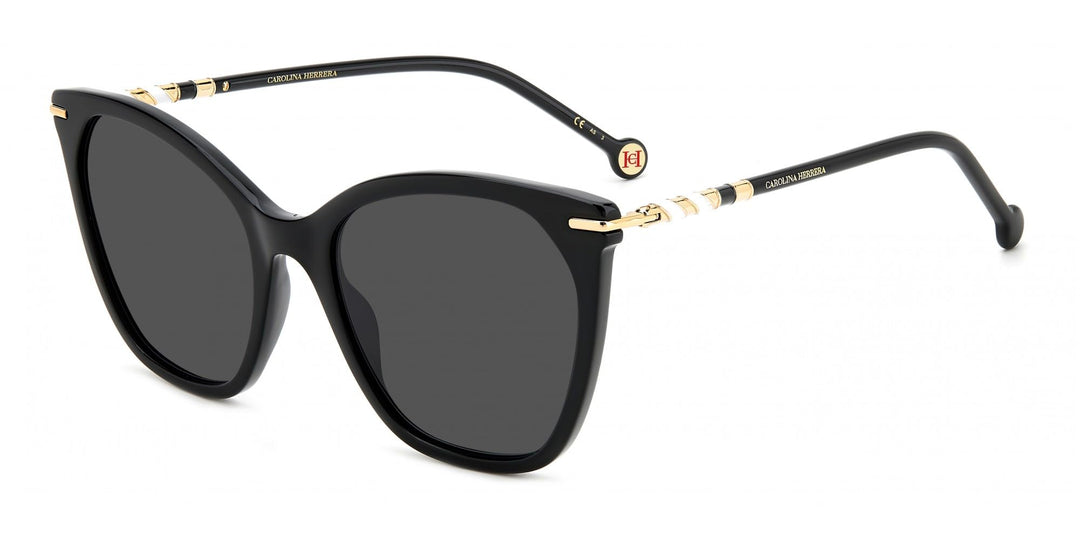 Carolina Herrera Unisex Her 0091/s Sunglasses, 807/IR Black, 56