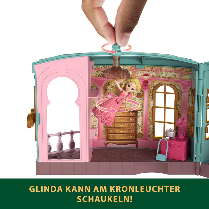 Mattel Universal Pictures Wicked Zimmer-Spielset „Heissgeliebt“ mit Kleiner Puppe und 3 Spielbereich