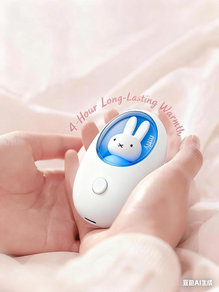 Mipow x Miffy - Portable Hand Warmer Egg for Hand and Eye,Long-Lasting Warmth & Stylish for Outdoor