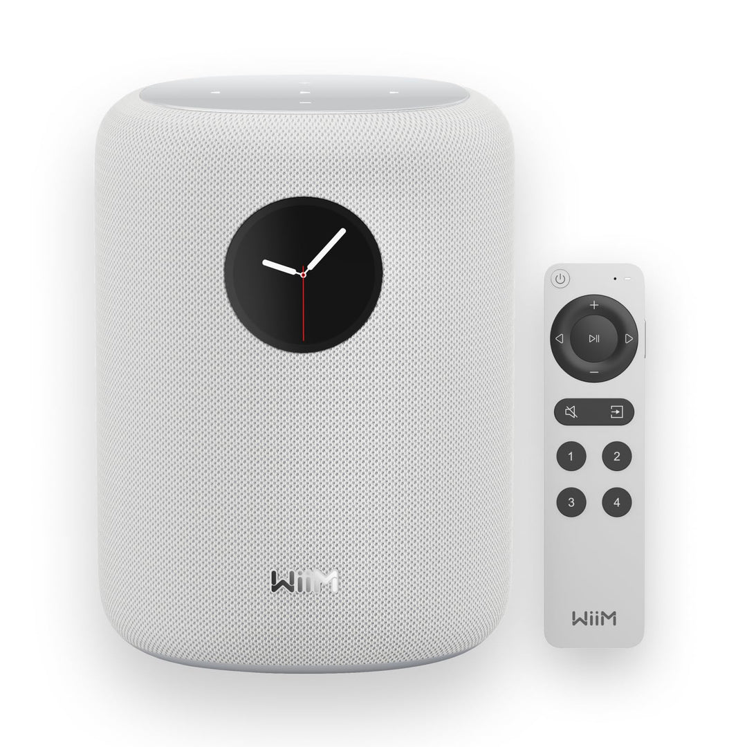 WiiM Sound Smart Speaker mit 1,8″ Touch-Display, Hi-Res 24 Bit/192 kHz, AI RoomFit™ Raumkorrektur, 1