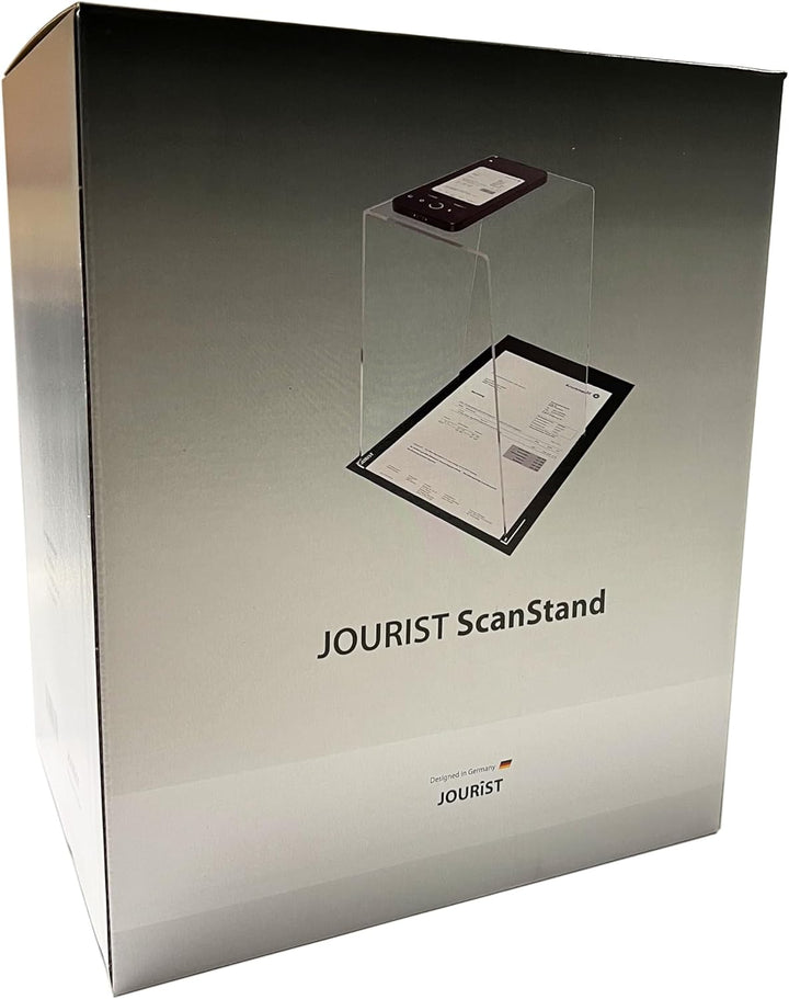 JOURIST ScanStand – scannen der Dokumente, Belege, Notizen und Visitenkarten mit Smartphones und Han
