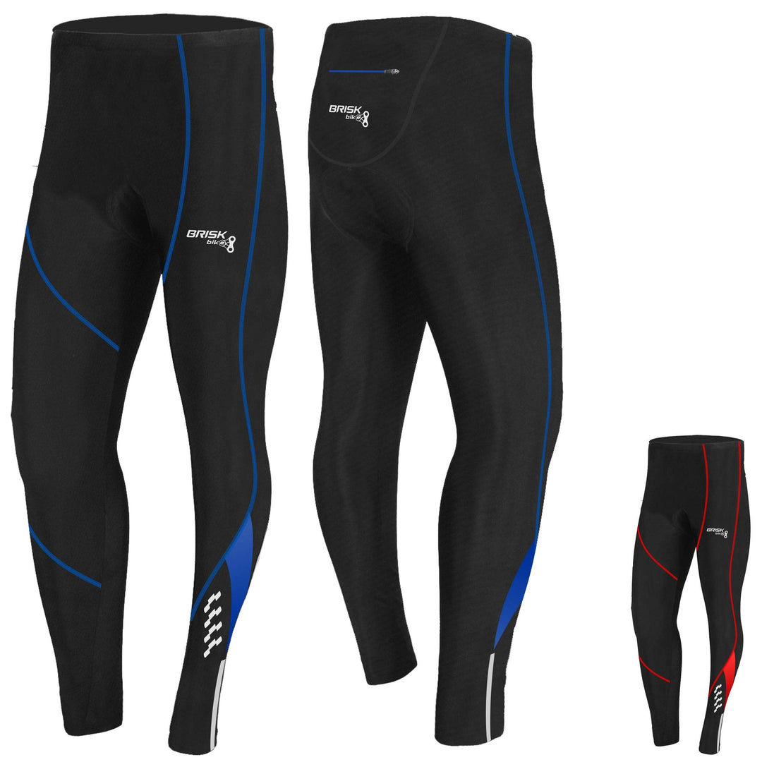 Brisk Bike Fahrradhose Herren mit Cool Gel-Polsterung im Inneren Fahrradhose Herren lang Atmungsakti