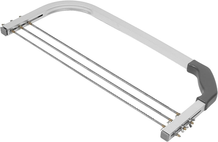 53CM Tortenbodenschneider, Edelstahl 3 Drähte Tortenbodenteiler Tortensäge Kuchenschneider Teigschne