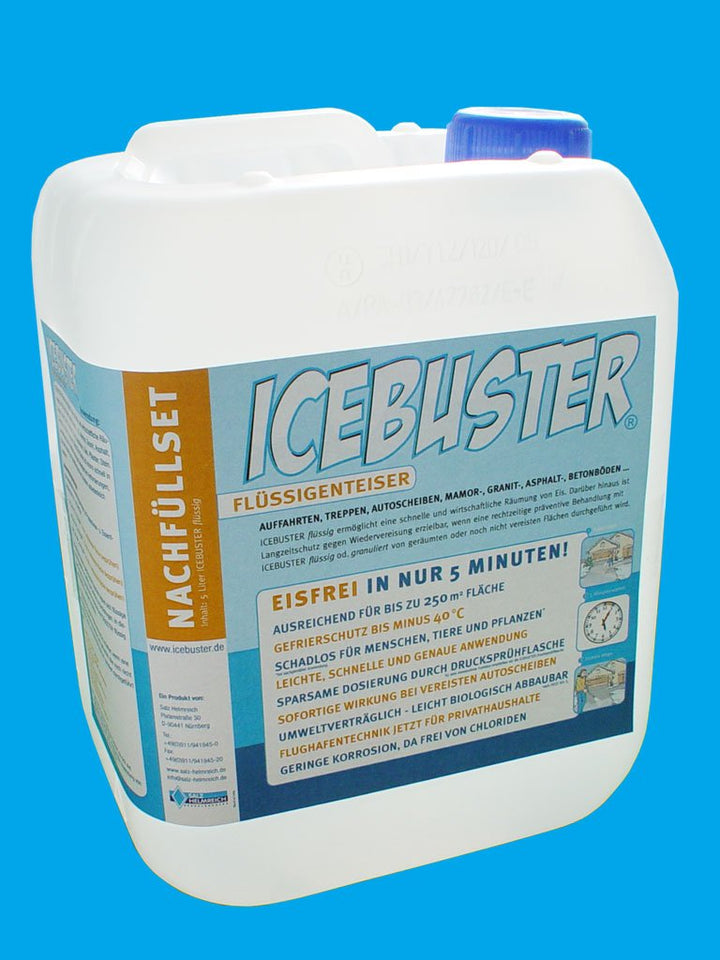 5 Liter Flüssigenteiser ICEBUSTER im Nachfüll-Set - salzfrei