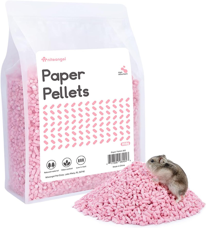 Niteangel Hamster-Papierpellets als Einstreu für syrische Zwerghamster, Gerbils, Mäuse, Lemminge, De