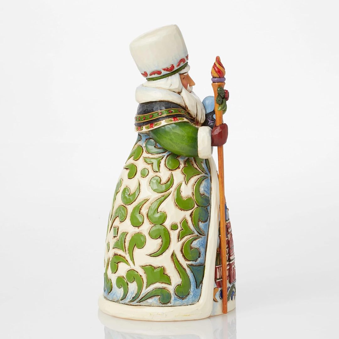 Enesco Jim Shore Heartwood Creek Figur aus Kunstharz, russischer Weihnachtsmann, 6.75" to 7.25"h., R
