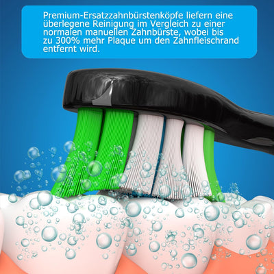 16er Ersatzbürsten Kompatibel mit Philips Sonicare Elektrische Zahnbürste,Bürstenköpfe Zahnbürstenau