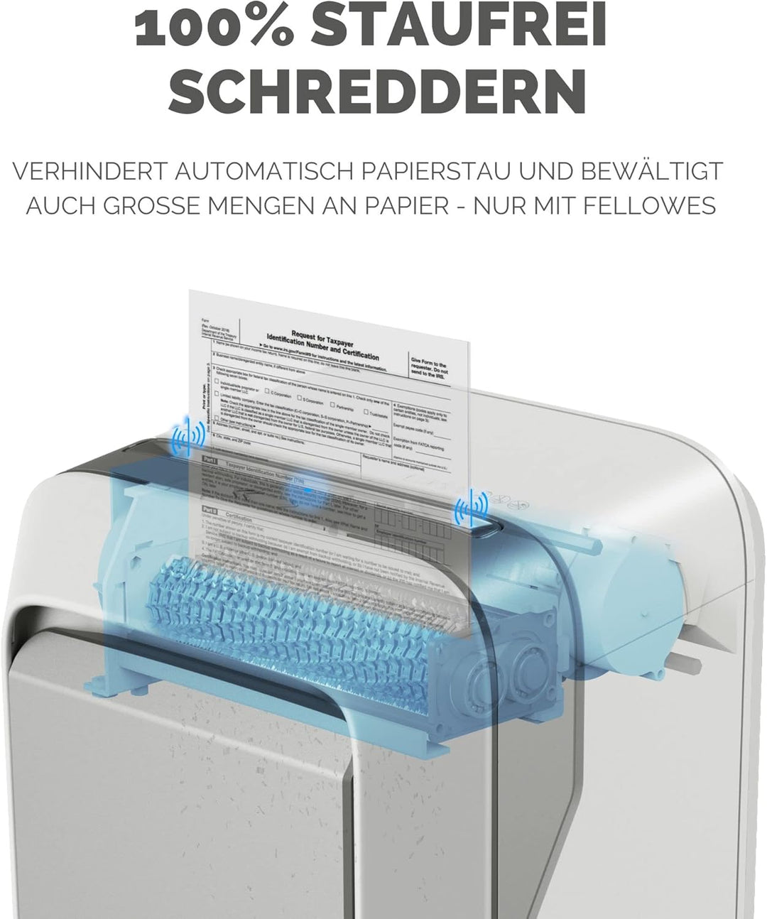 Fellowes Schredder Aktenvernichter LX211, 15 Blatt Micro-Cut P-5, Datenschutzkomformer Papierschredd