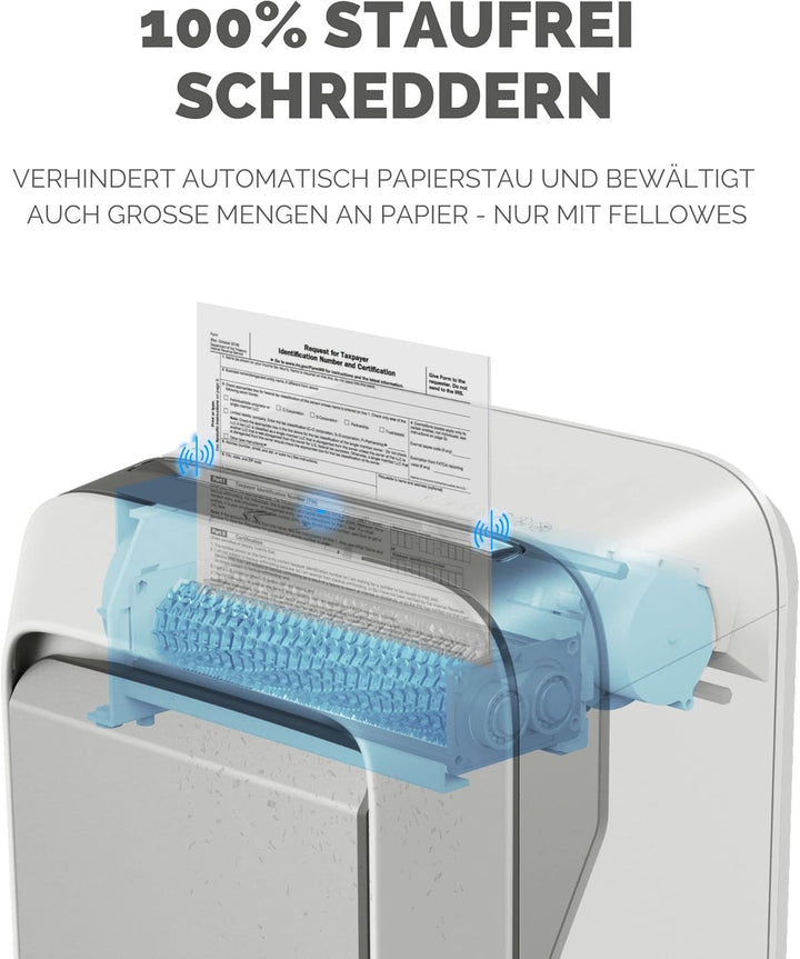 Fellowes Schredder Aktenvernichter LX211, 15 Blatt Micro-Cut P-5, Datenschutzkomformer Papierschredd