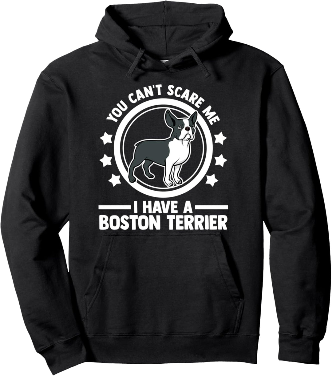 Ich habe einen Boston Terrier Border Collie Pullover Hoodie