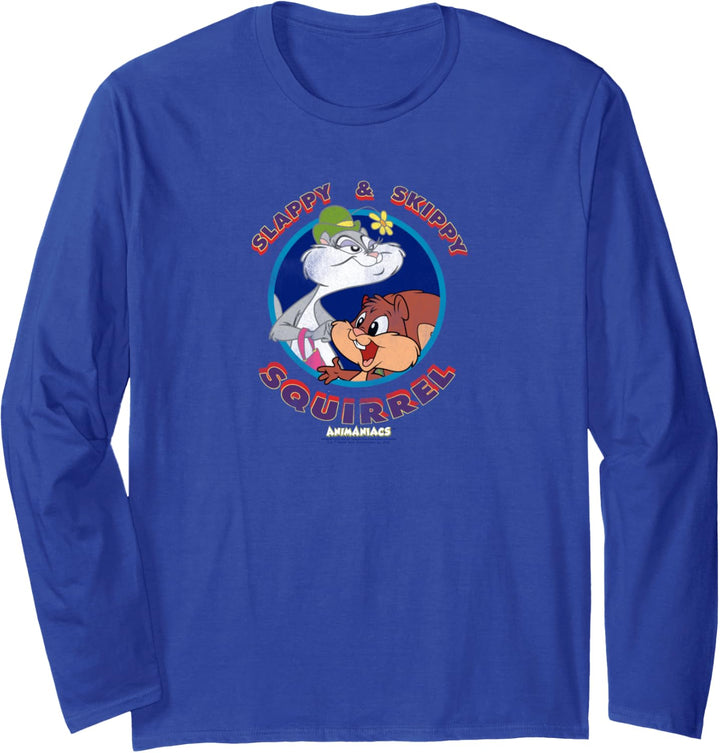 Animaniacs Slappy and Skippy Squirrel Langarmshirt