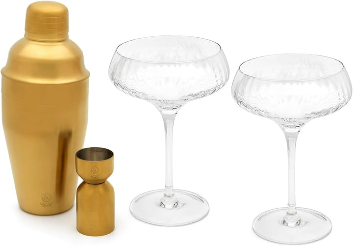 Leopold Vienna - Martini Cocktail-Set Arinto, Goldfarben