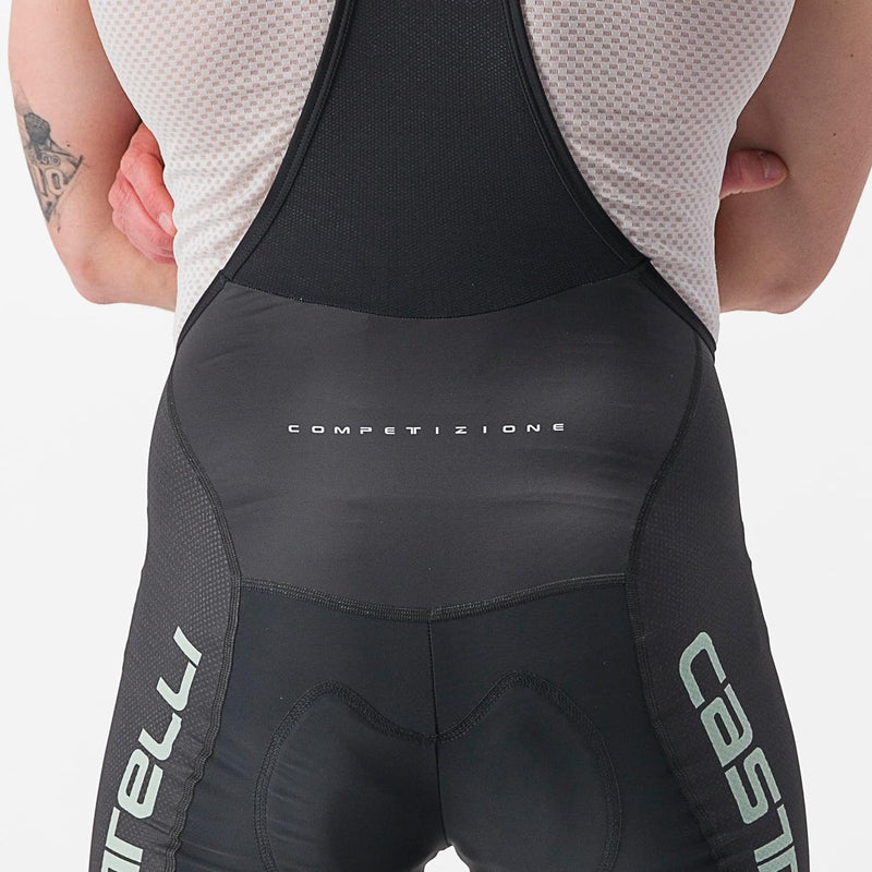 Castelli Herren Shorts Competizione Kit Bibshort S Schwarz/Verteidiger Grün, S Schwarz/Verteidiger G