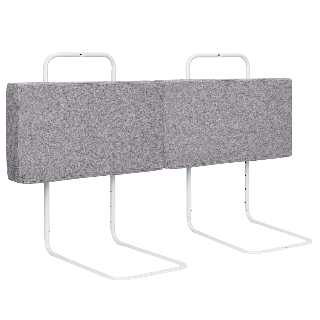 Joparri 2 Stück Bettgitter Rausfallschutz für Kinder 60 * 28cm, Bettschutzgitter 5-Loch Höhenverstel