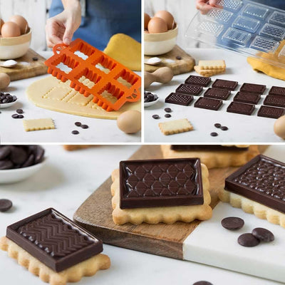 Decora 0255156 Set 2 PCS for Chocolate GALLETTE Classic