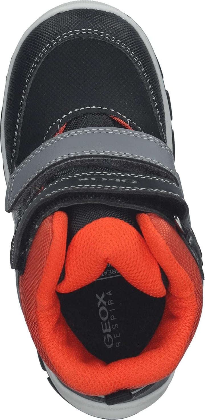 Geox Jungen B Flanfil Boy B ABX Stiefeletten 23 EU Black Orange, 23 EU Black Orange