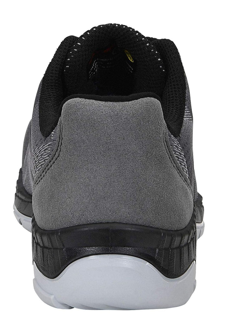 ELTEN Sicherheitsschuhe LANDON grey Low ESD S1, Damen und Herren, Textil, Stahlkappe, leicht, sportl