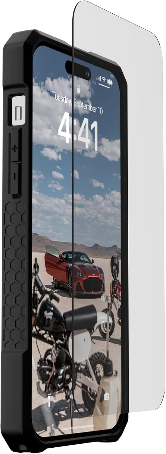 Urban Armor Gear UAG PLUS Tempered Glass Displayschutzfolie Apple iPhone 14 Pro Max [9H zweifach geh