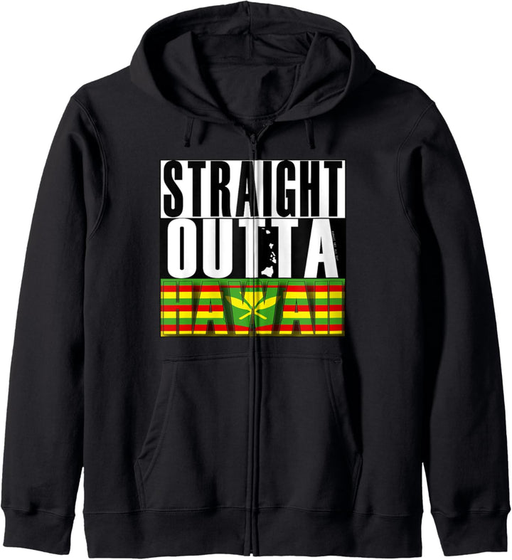 Straight Outta Hawaii Kanaka Maoli by Hawaii Nei All Day Kapuzenjacke