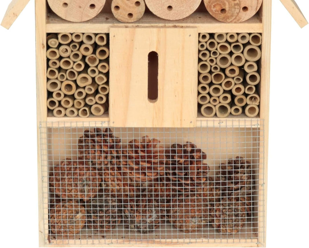 Insektenhotel 31x10x48cm Bienen Insektenhaus Pinienholz Natur
