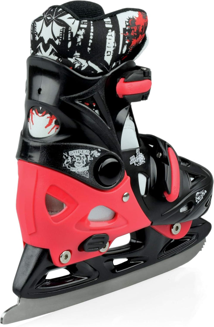 RAVEN 4in1 Inline Skates Triskates Rollschuhe Schlittschuhe Inliner für Kinder Mädchen Jungen verste