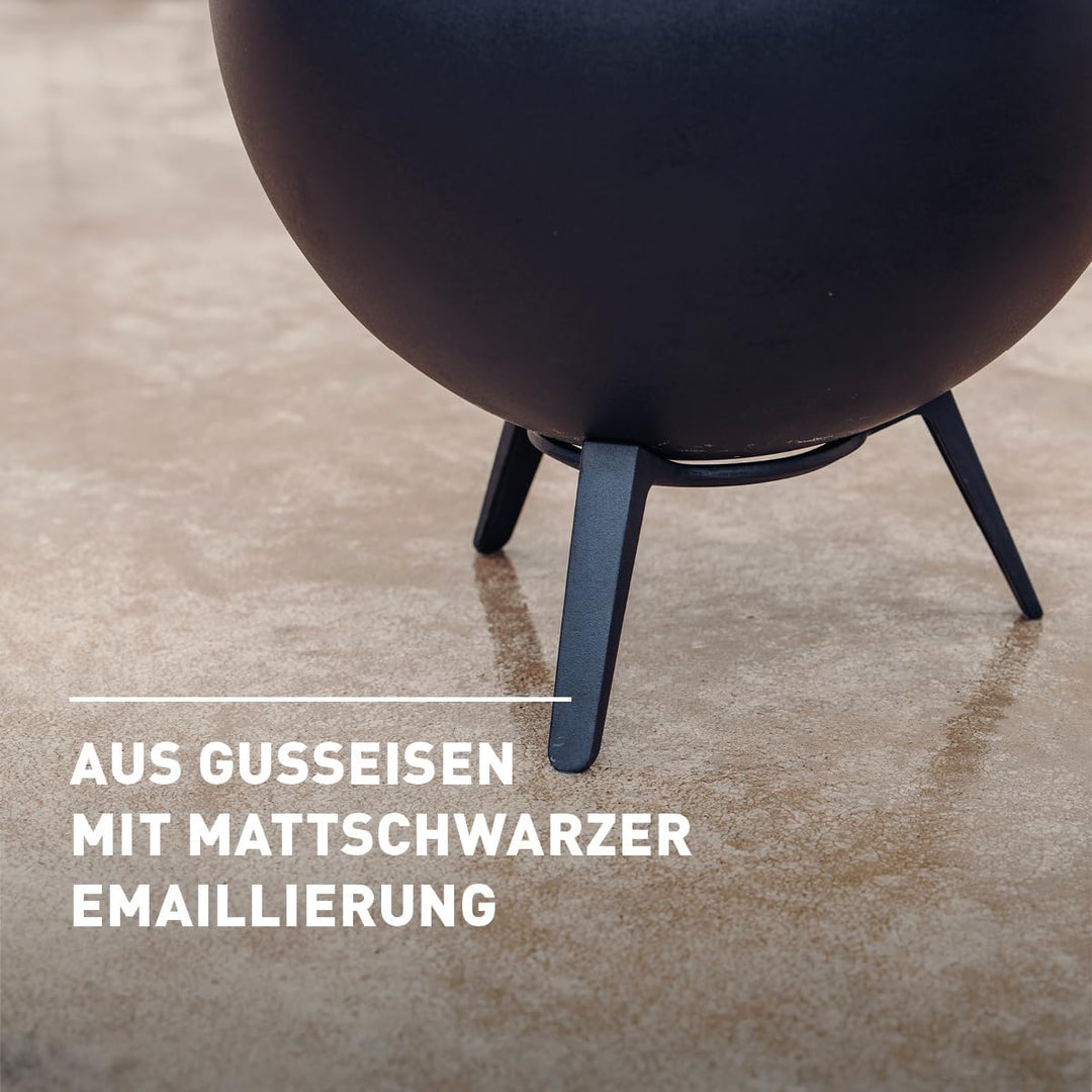 höfats - Moon 45 niedriger Fuss - Standfuss aus Gusseisen für bodennahen Stand - schneller, werkzeug