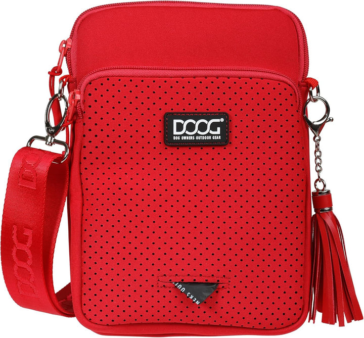 DOOG Walkie Bag – Verstellbare Hundetasche mit Leckerlibeutel, Fächern für Kotbeutel und Wasserflasc