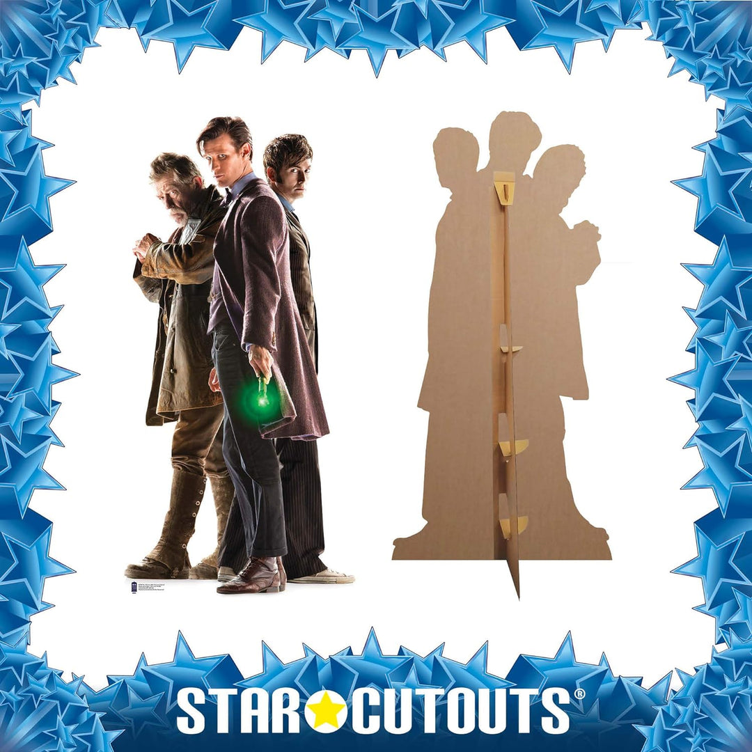 STAR CUTOUTS Doctor Who The Three Doctors Anniversary Special Edition Matt Smith David Tennant and J