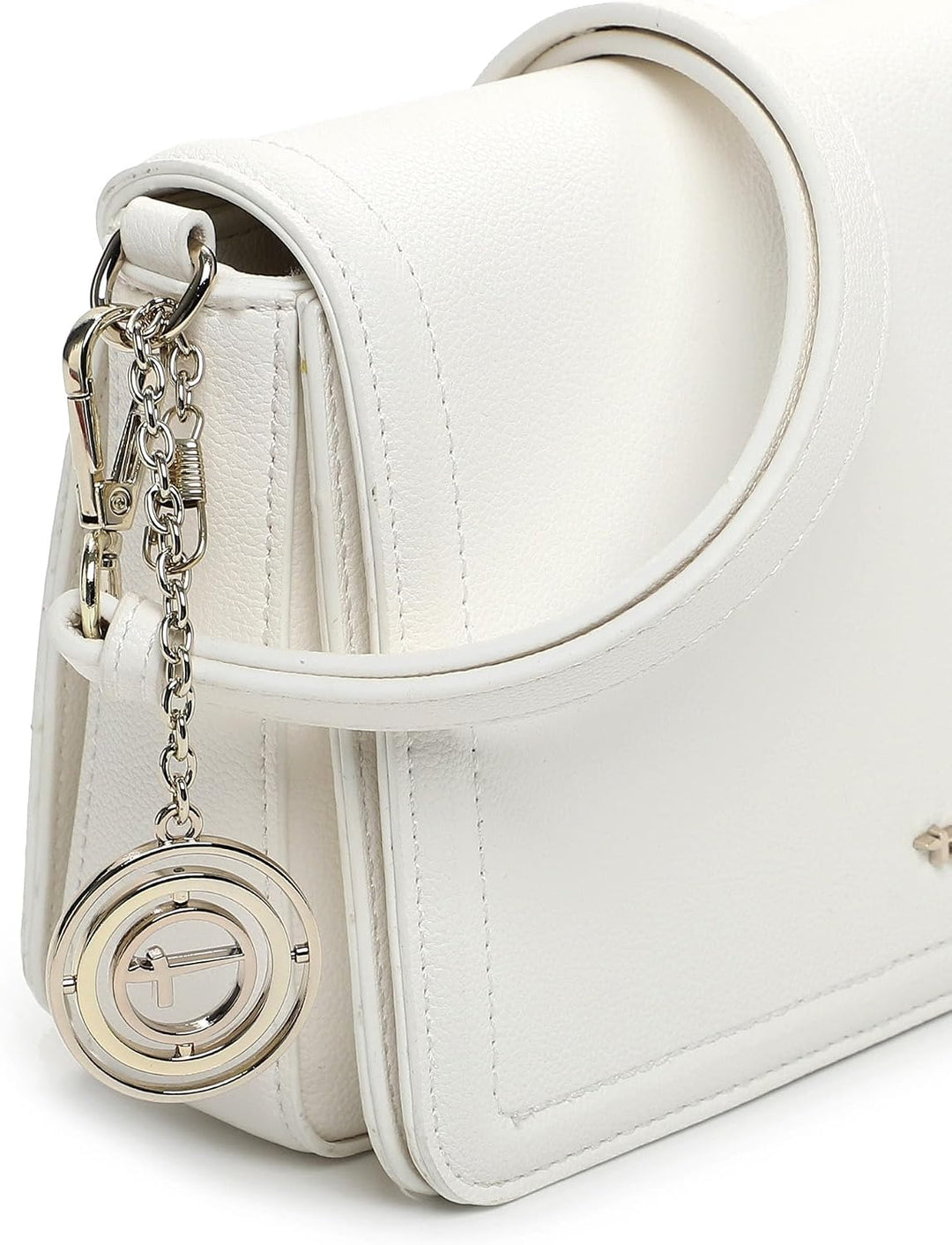 Tamaris Umhängetasche TAS Kim 34271 Damen Handtaschen Uni Weiss Einheitsgrösse, Weiss Einheitsgrösse