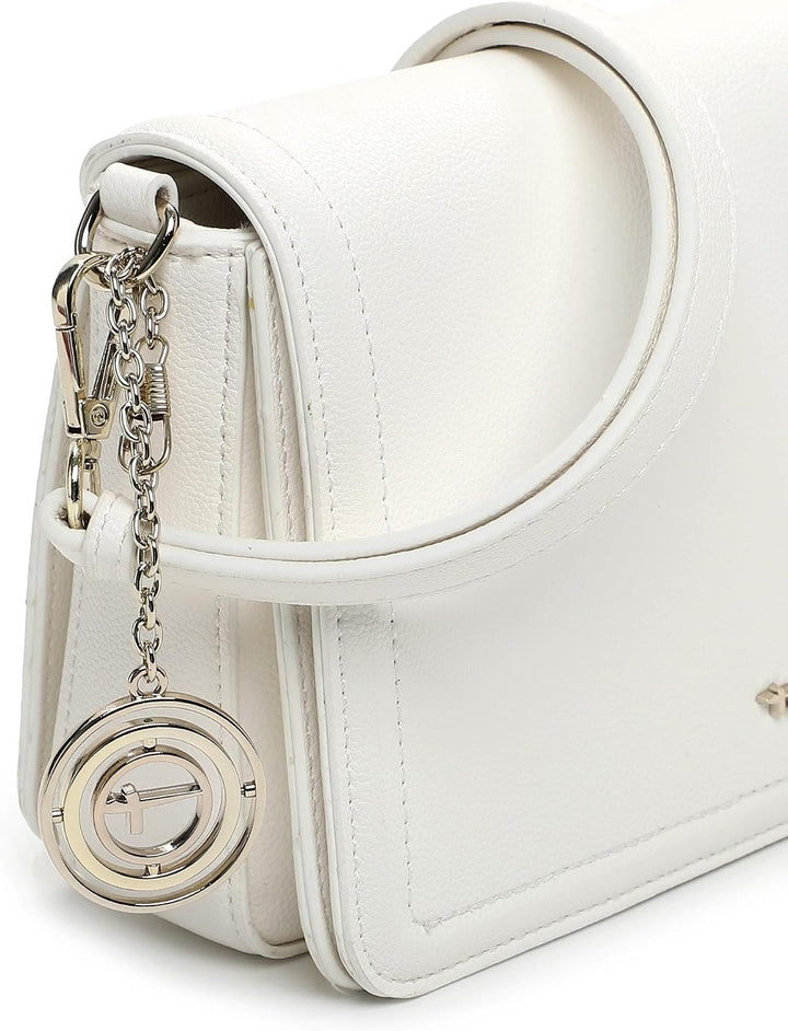 Tamaris Umhängetasche TAS Kim 34271 Damen Handtaschen Uni Weiss Einheitsgrösse, Weiss Einheitsgrösse