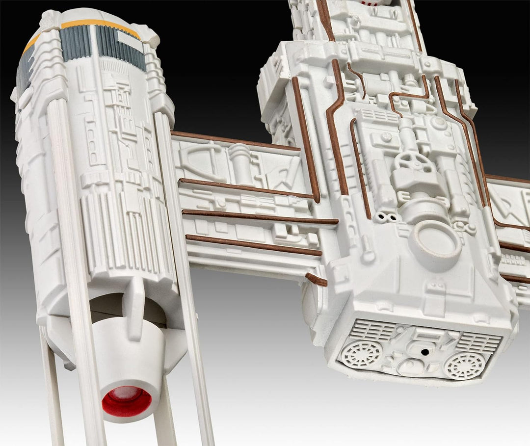 Revell Modellbausatz Star Wars I Geschenkset Y-wing Fighter I Massstab 1:72 I Level 3 Bausatz I Teil