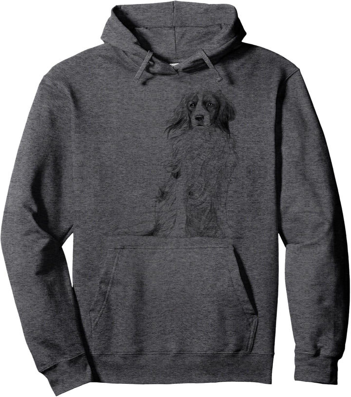 Sitzinder Hund Kooikerhondje Pullover Hoodie
