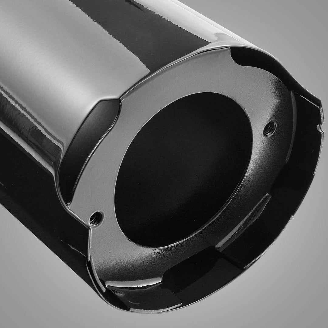 KATUR Motorrad Schwarz Gabelstiefel Protector Staubschutz Motorrad Universal Metall Vordergabel Schm