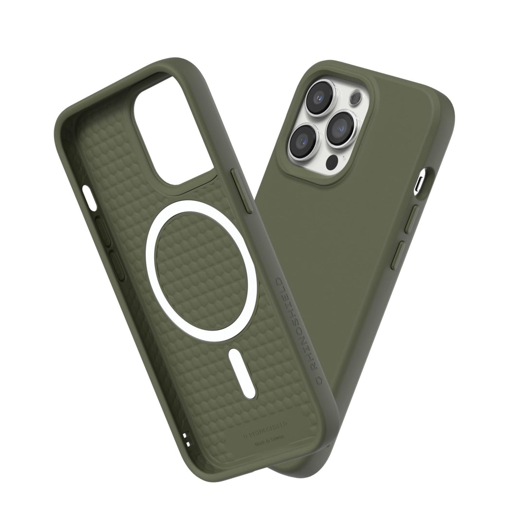 RhinoShield Case kompatibel mit [iPhone 13 Pro] | SolidSuit - MagSafe-kompatibel -Stossdämpfende & s