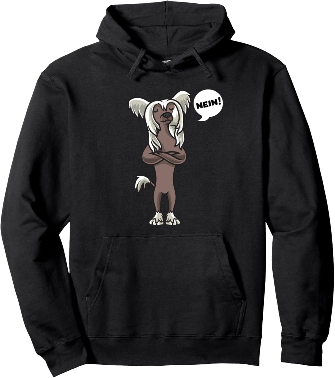 Sturer Chinesischer Schopfhund Hund Pullover Hoodie