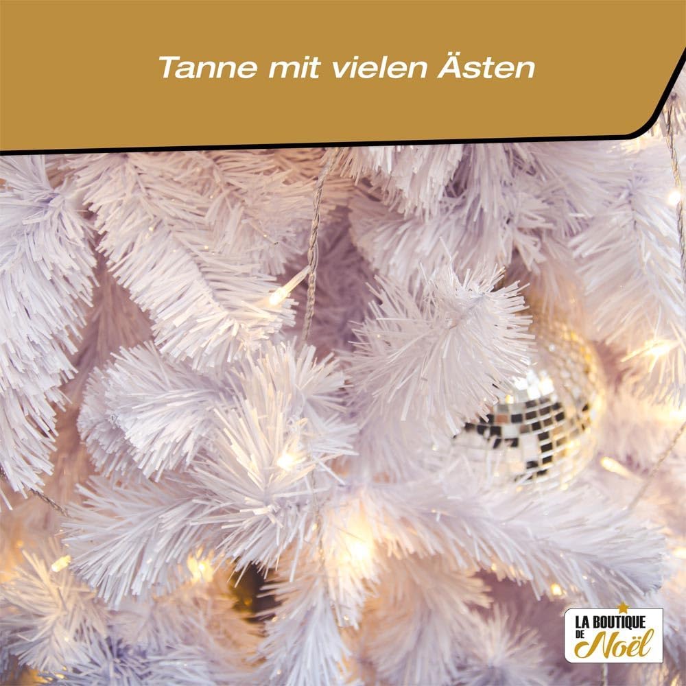 Künstlicher Weihnachtsbaum 90 cm bis 3 m weiss 150 cm 150 cm Weiss, 150 cm Weiß