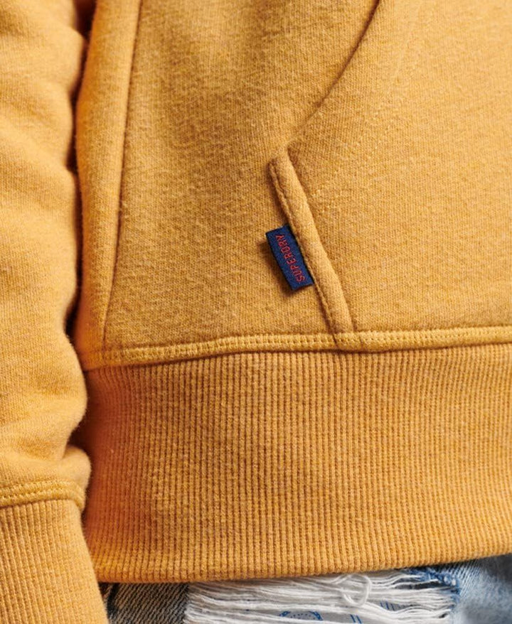 Superdry Damen Sudadera Con Cremallera Kapuzenpullover 38 Gelb