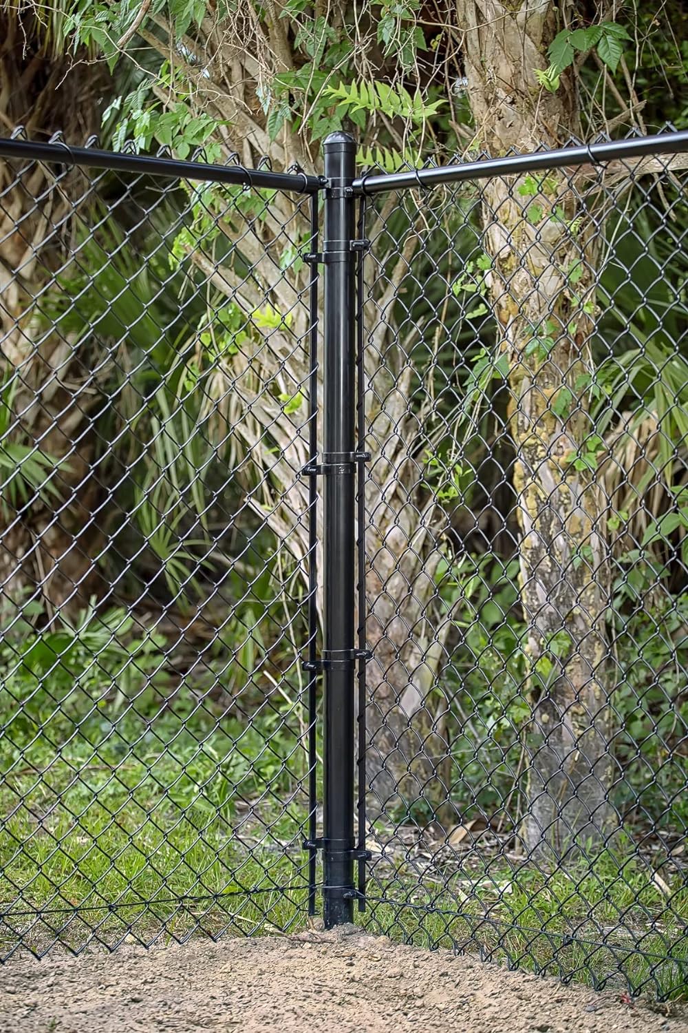 HaGa® Strebenschelle rund Ø 3,8cm - 50 Stück Befestigungsschellen für Zaunbau in grün, 50 Stück
