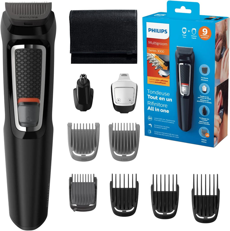 Philips mg3740/15 Multigroom Serien 3000 Rasierer multi-styles/9 Zubehör Präzisions - 9 Zubehörteile