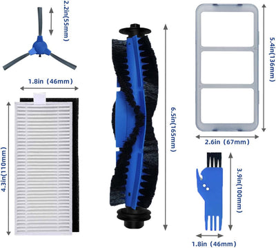 LIVERYDE Zubehör Ersatzteile für Anker Eufy Robovac 11S / 11S Slim / 12 / 15T / 15C / 25C / 30 / 30C