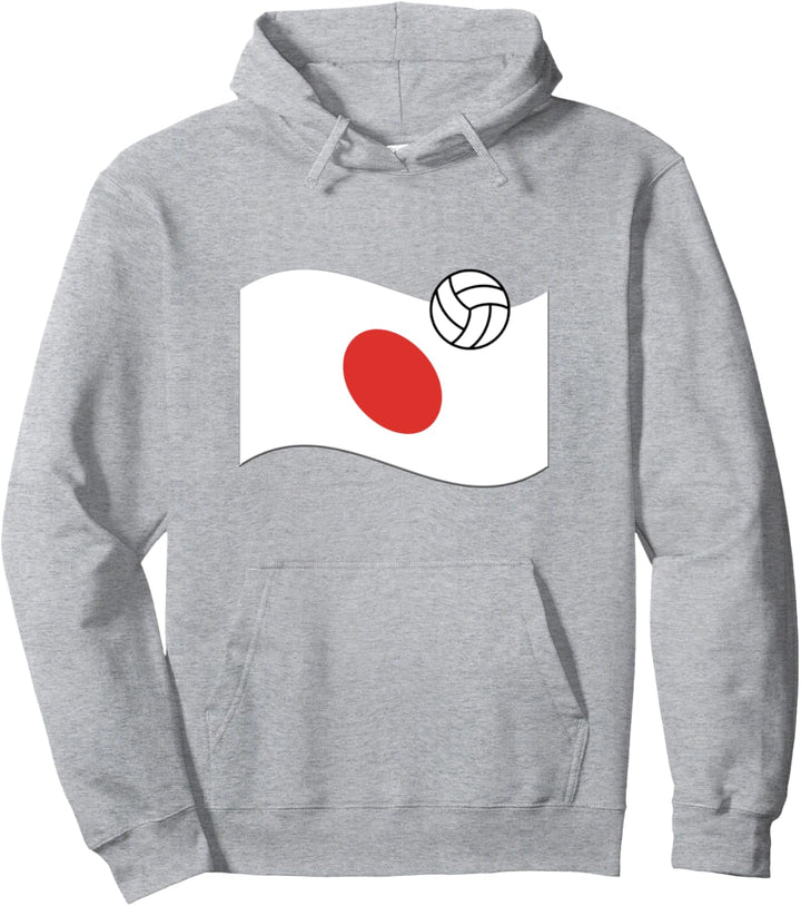 Japan Flag Volleyball Grafik / Japanischer Sport Pride Pullover Hoodie