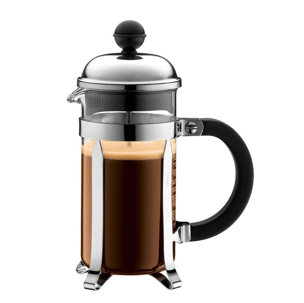 Bodum 1923-16 Chambord Kaffeebereiter, 0,35 L / 12 oz - Glänzendes, Shiny Shiny 0.35 L (12 oz), Shin